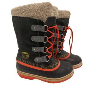 Sorel Youth Joan of Arctic Lace Up Winter Snow Boots Size 2